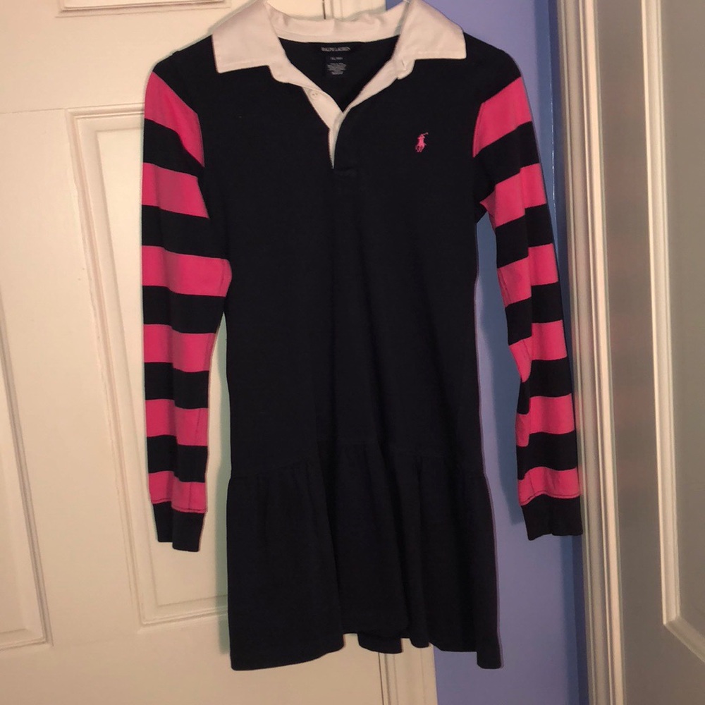 Girls rugby polo dress
